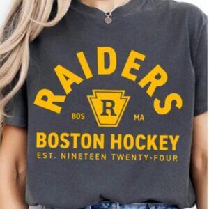 Vintage Boston Hockey Raiders Graphic T-Shirt- Established 1924